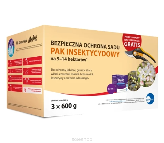 Mospilan 20 SP Pak 3 X 600g + Sekator Fiskars