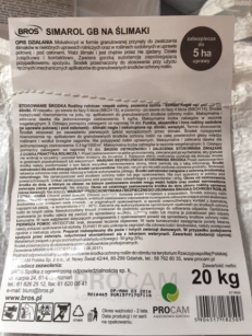 SIMAROL GB NA ŚLIMAKI 20KG