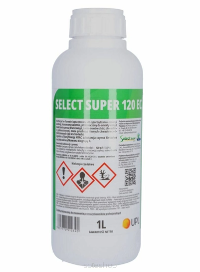 Select Super 120 EC 1L (kletodym) - herbicyd zwalczający chwasty jednoliścienne