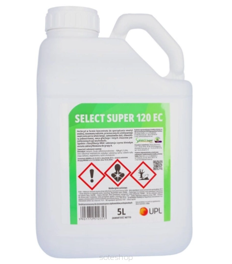 Select Super 120 EC 5L (kletodym) - herbicyd zwalczający chwasty jednoliścienne